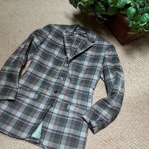 Brittany plaid riding jacket